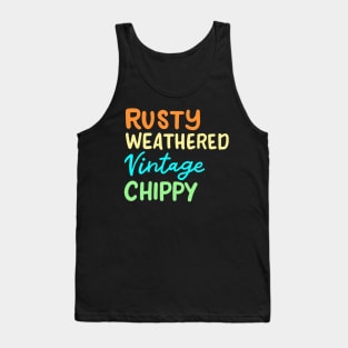 Rusty Weathered Vintage Chippy Tank Top